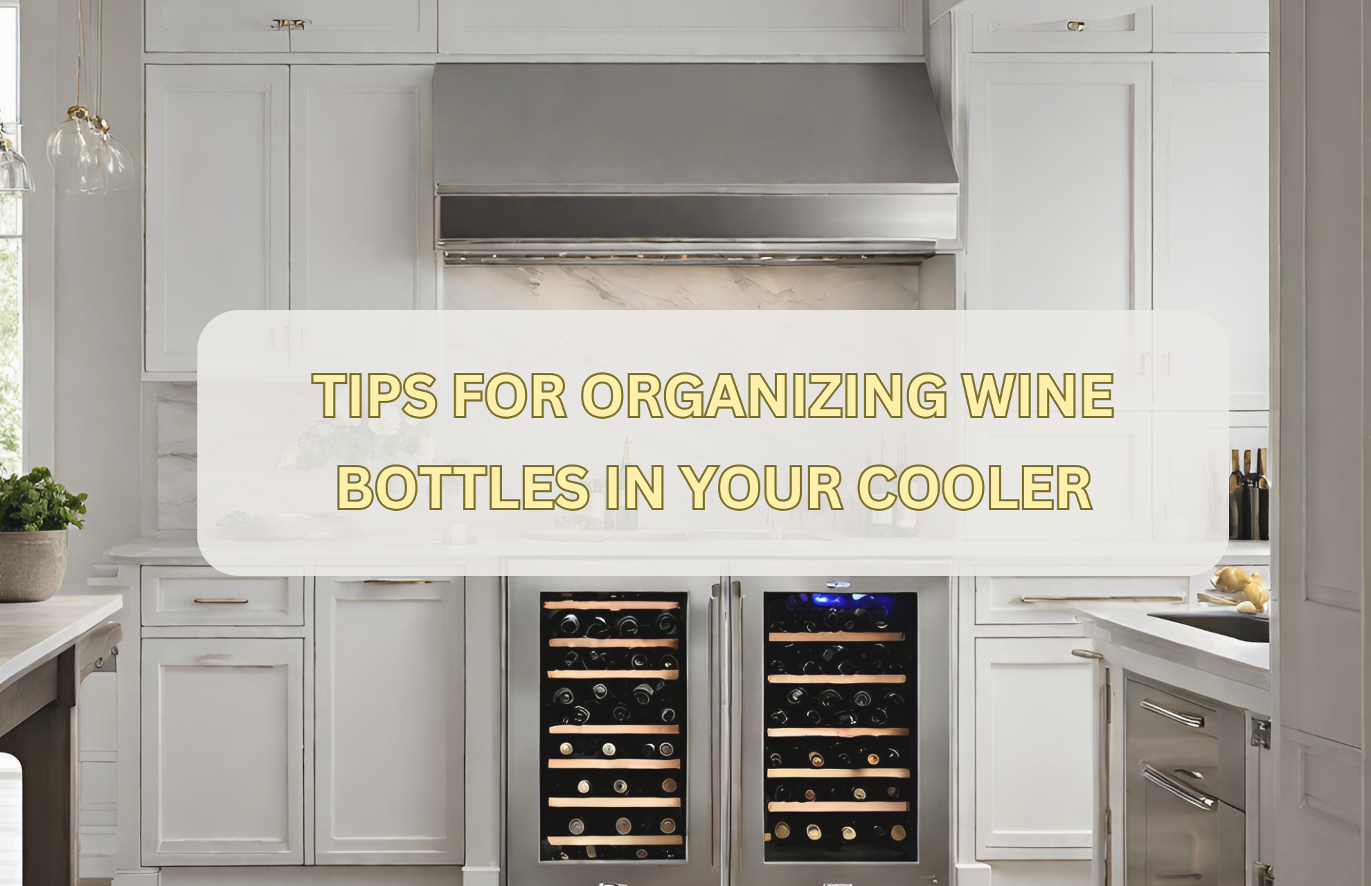 TIPS FOR ORGANIZING WINE BOTTLES IN YOUR COOLER