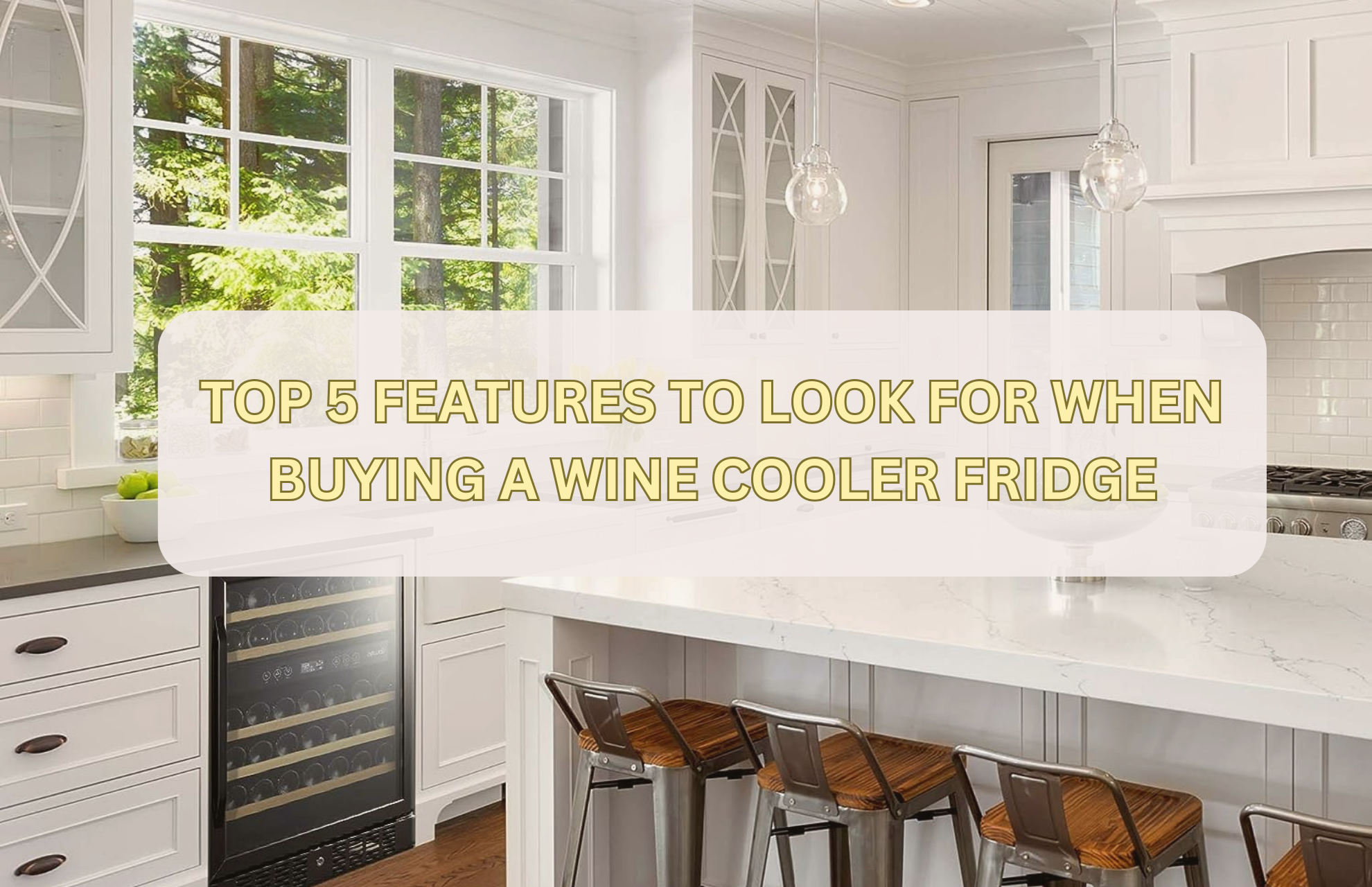 TOP 5 FEATURES TO LOOK FOR WHEN BUYING A WINE COOLER FRIDGE