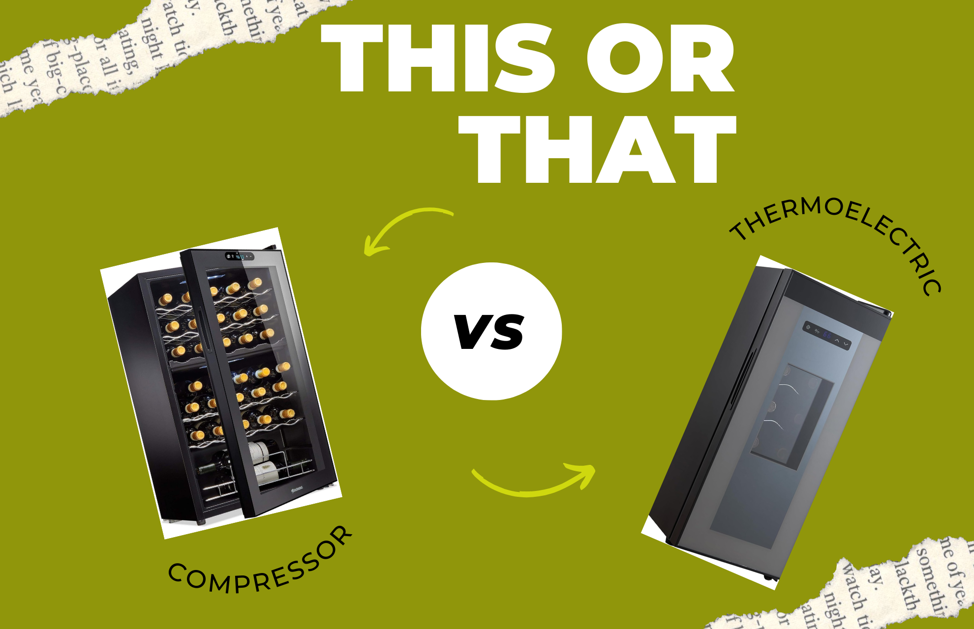 thermoelectric vs compressor wine cooler